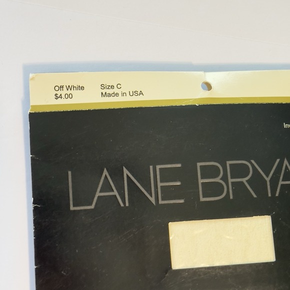 Lane Bryant Nylons Hosiery Pantyhose Size C Up to 200 lbs Off White Brown USA - Picture 2 of 6